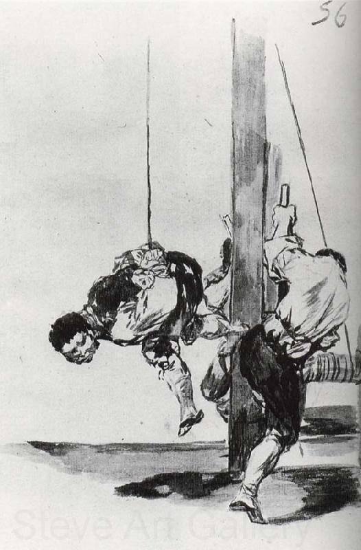 Francisco Goya Torture of a Man Norge oil painting art